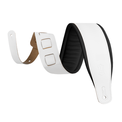 Levy's Amped Leather Series M26PD-BLK_WHT Black/White
