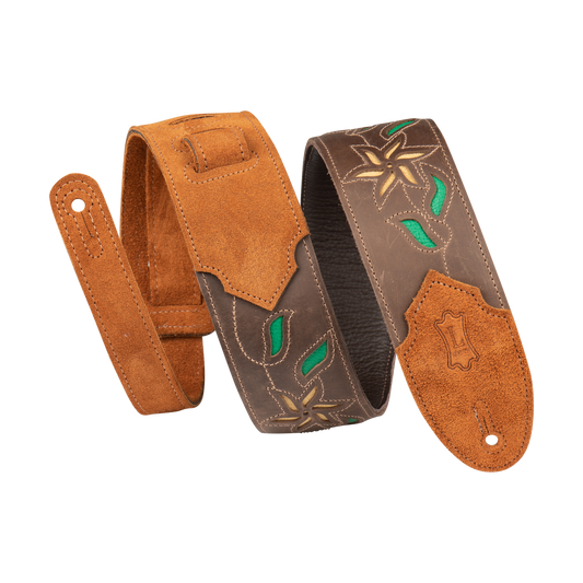 Levy's Leather Flowering Vine Series M4FV-DBR Dark Brown