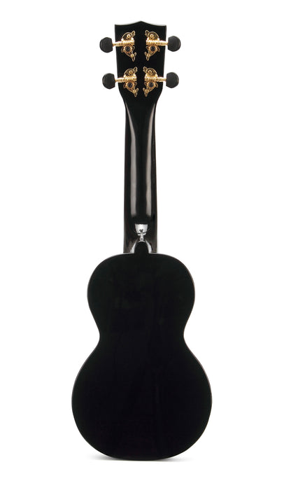 Mahalo MA1-HEBK Art Series Soprano Ukulele. Heart Graphic