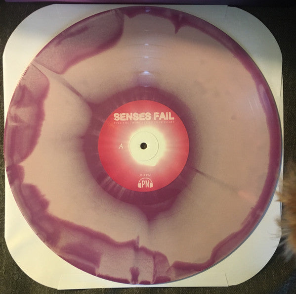 Senses Fail – Pull The Thorns From Your Heart (Purple in Pink with White Splatter) - (USED)