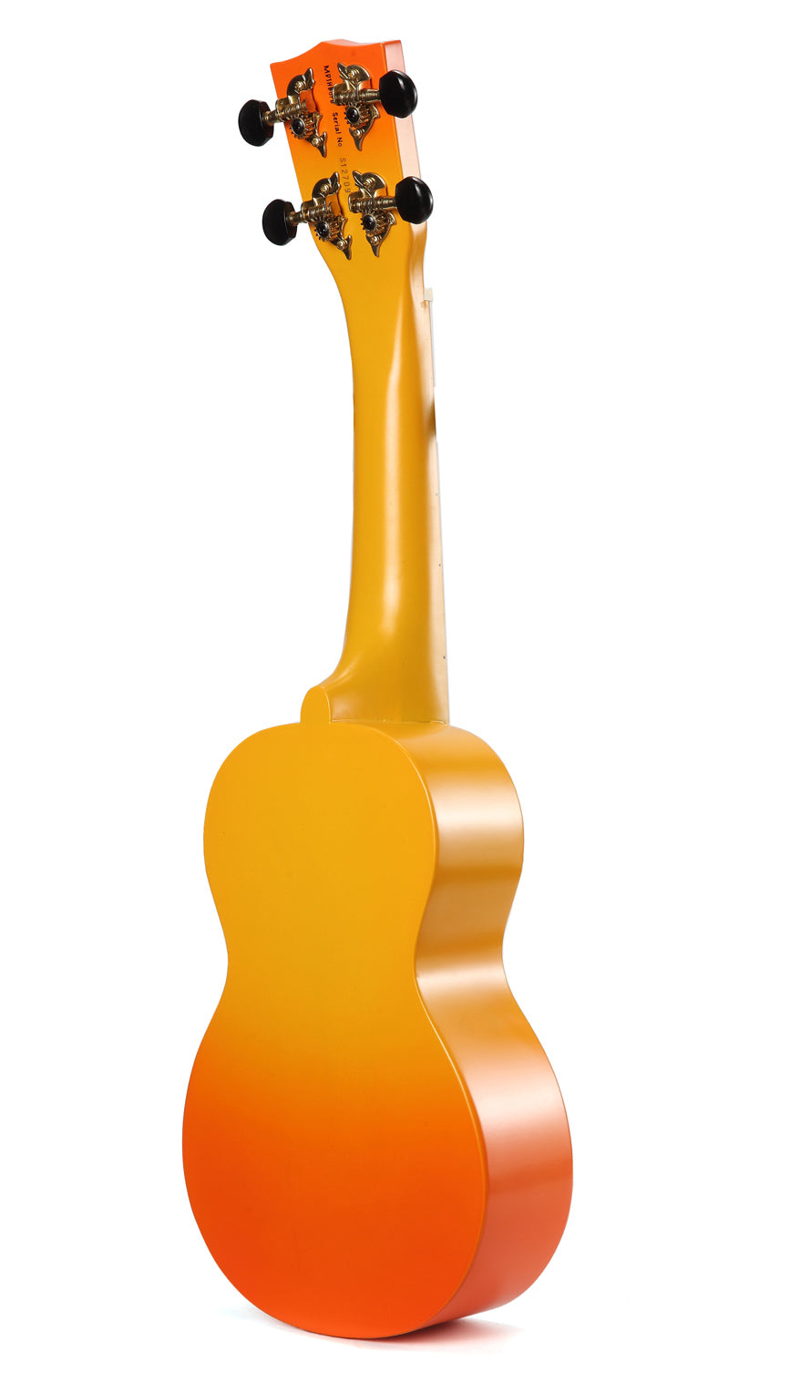 Mahalo MD1-HBORB Hibiscus Soprano Ukulele. Orange Burst
