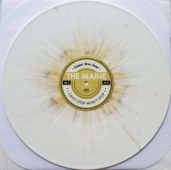 The Maine - Can't Stop Won't Stop (White w/ Gold Splatter ) - (USED)