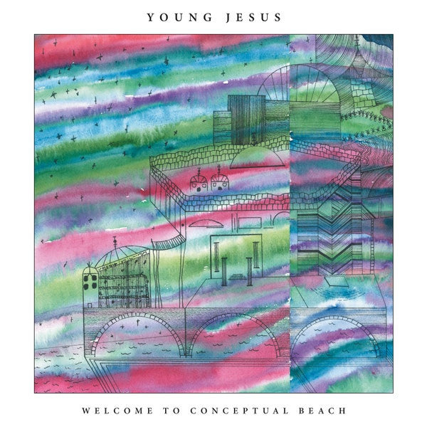 Young Jesus - Welcome To Conceptual Beach (Green Marbled) - (USED)