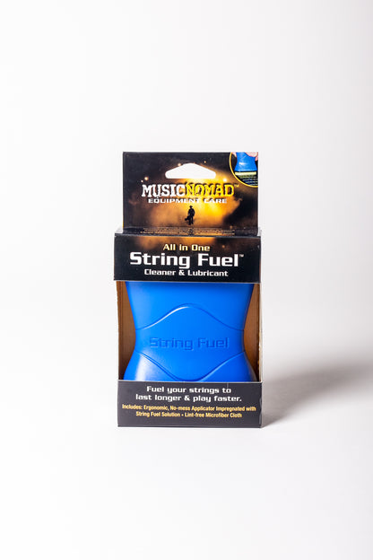 MusicNomad String Fuel Guitar String Cleaner & Lubricant Plus Microfiber Cloth (MN109)