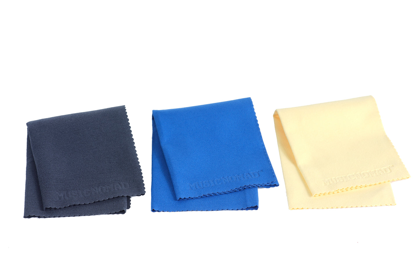 MusicNomad Microfiber Polishing Cloth-3 Pack (MN203)