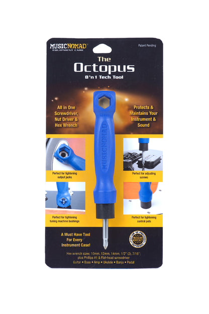 MusicNomad The Octopus 8 ’N 1 Tech Tool (MN227)