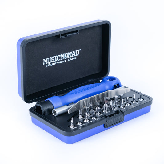 MusicNomad Premium 26 PC. Guitar Tech Screwdriver & Wrench Set (MN229)