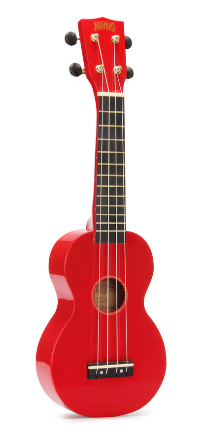 Mahalo MR1-RD Rainbow Soprano Ukulele. Red