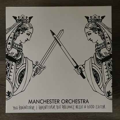 Manchester Orchestra – You Brainstorm, I Brainstorm, But Brilliance Needs A Good Editor (Clear w/ White Smoke) - (USED)