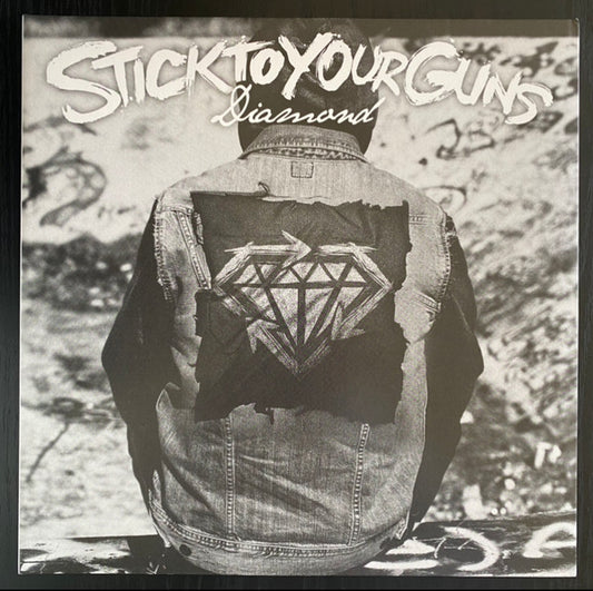 Stick To Your Guns - Diamond (Clear w/black splatter) - (USED)