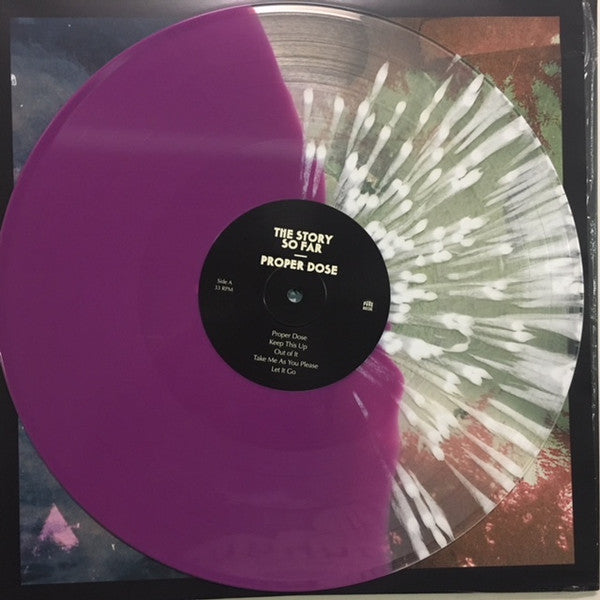 The Story So Far - Proper Dose (Half Purple / Half Clear with White Splatter) - (USED)