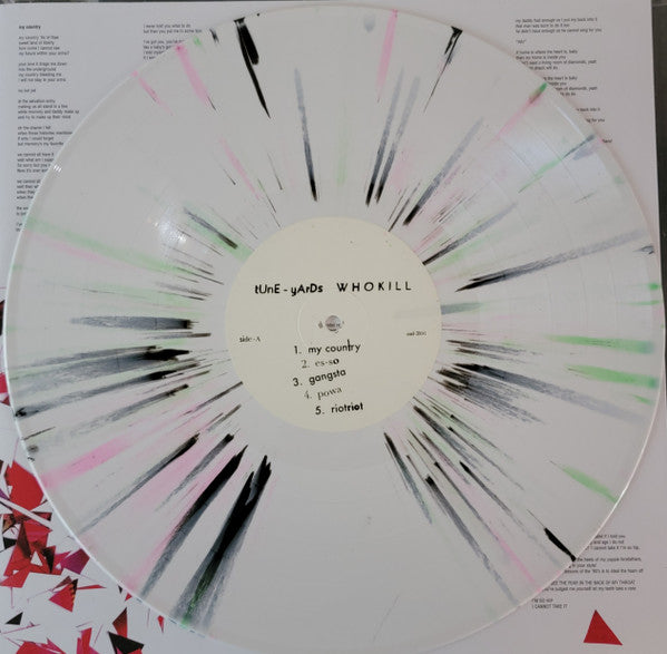 tUnE-yArDs – w h o k i l l (Green/Pink/Black Splatter) - (USED)