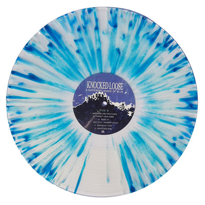 Knocked Loose – A Different Shade Of Blue (Milky Clear With Tri-Blue Splatter) - (USED)