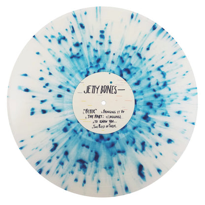 Jetty Bones - ~  (Milky Clear w/ Sea Blue Splatter) - (USED)