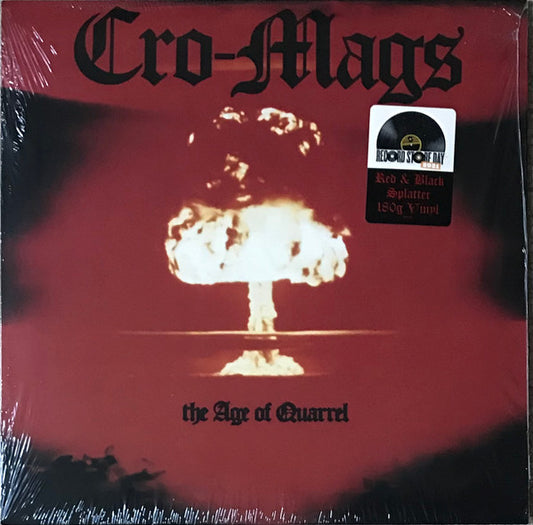 Cro-Mags – The Age Of Quarrel (Red & Black Splatter  - (USED)