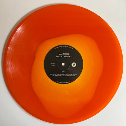 Mansions – Dig Up The Dead (Trans Orange, White Blob) - (USED)