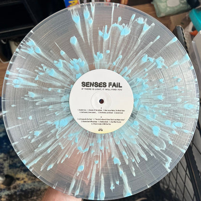 Senses Fail – If There Is Light, It Will Find You (Clear [Ultra] w/ Blue [Baby] Splatter) - (USED)