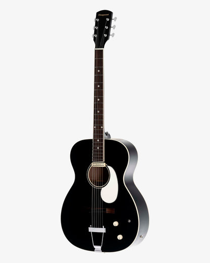 Orangewood Guitars Juniper II Baritone Live Rubber Bridge Guitar Black Satin