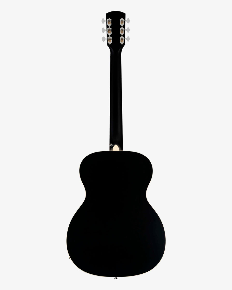 Orangewood Guitars Juniper II Baritone Live Rubber Bridge Guitar Black Satin
