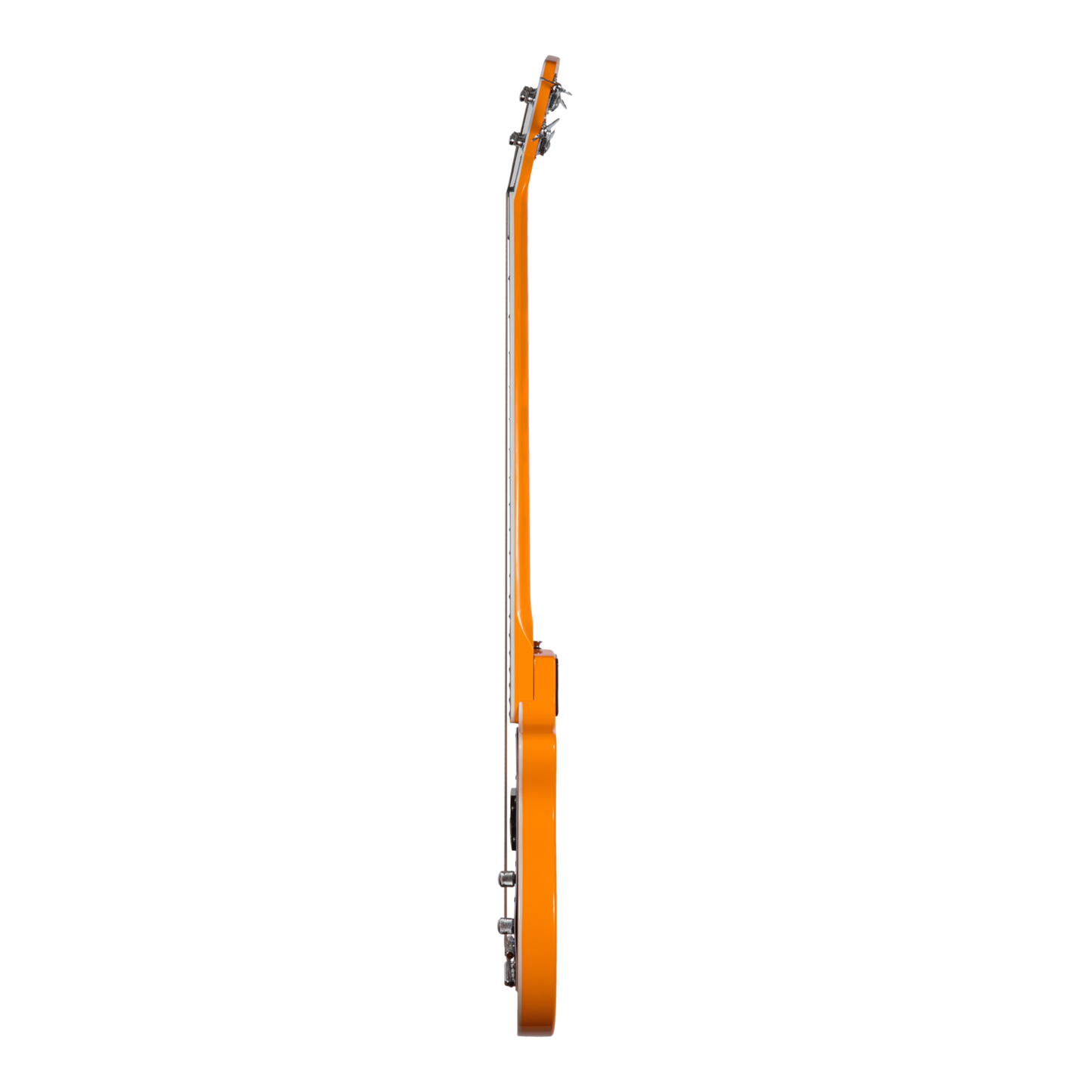 Orange Amps - O Bass: 4 string electric bass guitar in orange finish white binding