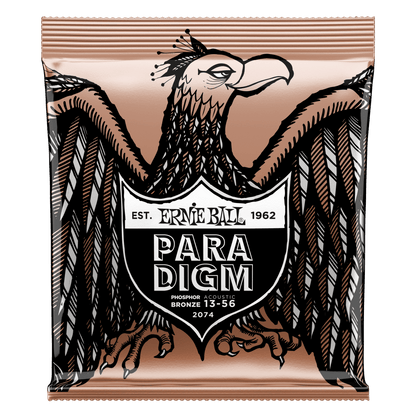 Extra Light Paradigm Phosphor Bronze Acoustic Guitar Strings 10-50 Gauge