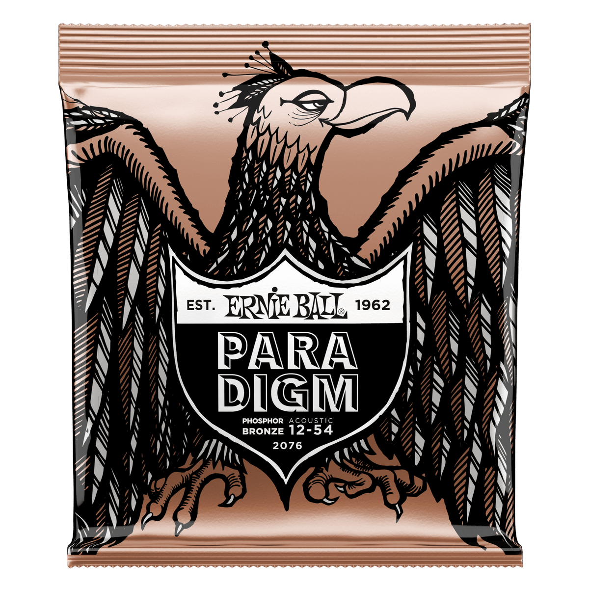 Extra Light Paradigm Phosphor Bronze Acoustic Guitar Strings 10-50 Gauge