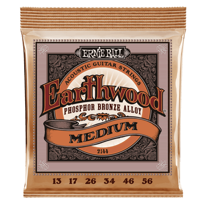 Light Earthwood Phosphor Bronze Acoustic Guitar Strings 11-52 Gauge