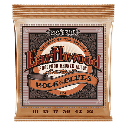 Light Earthwood Phosphor Bronze Acoustic Guitar Strings 11-52 Gauge