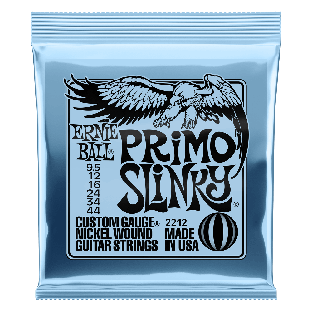 Primo Slinky Nickel Wound Electric Guitar Strings – 9.5-44 Gauge