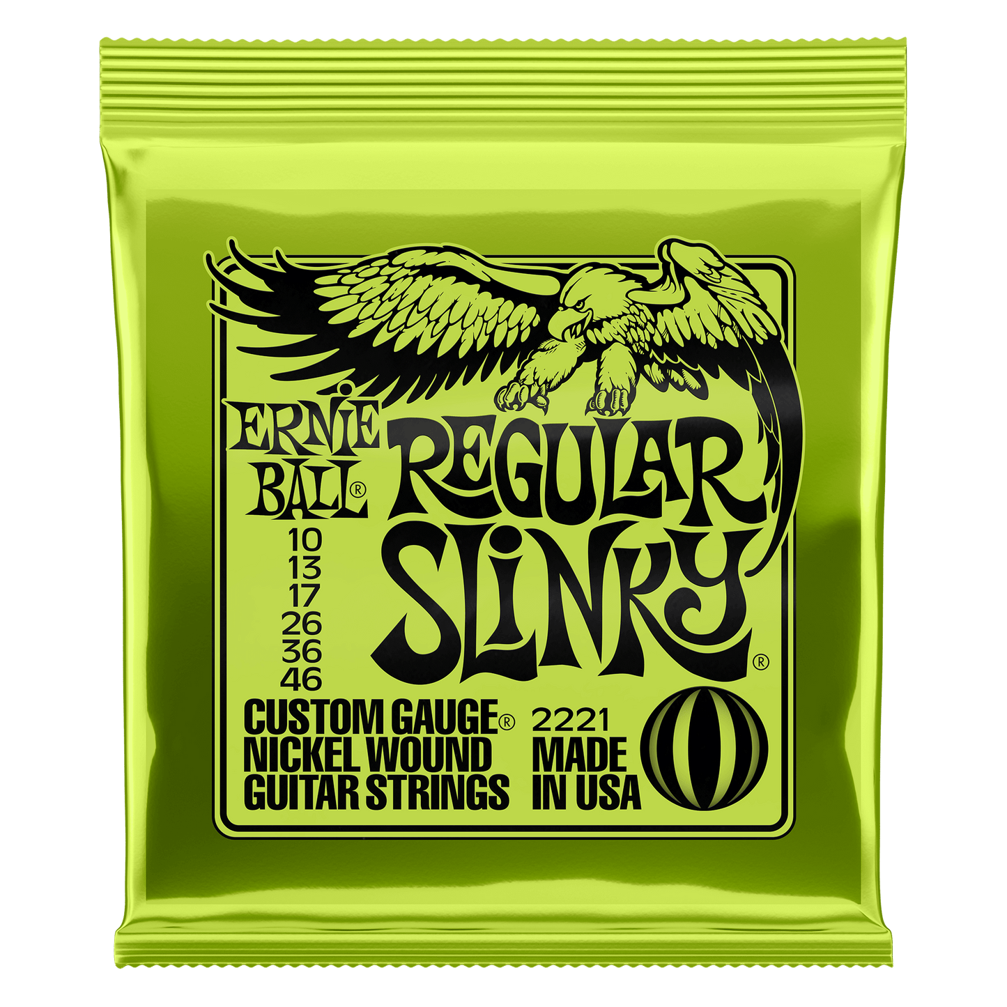 Regular Slinky Nickel Wound Electric Guitar Strings – 10-46 Gauge