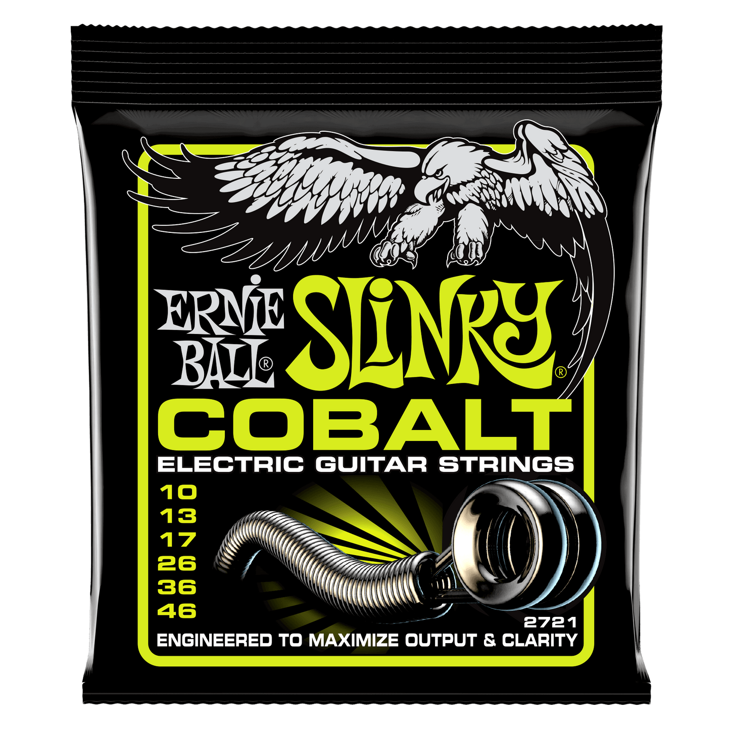 Regular Slinky Cobalt Electric Guitar Strings – 10-46 Gauge