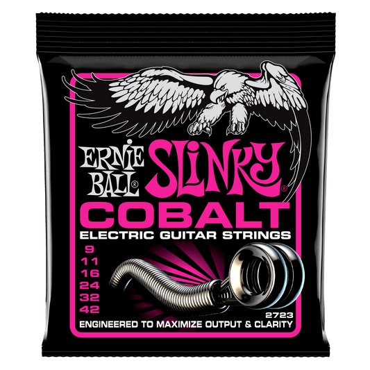 Super Slinky Cobalt Electric Guitar Strings – 9-42 Gauge