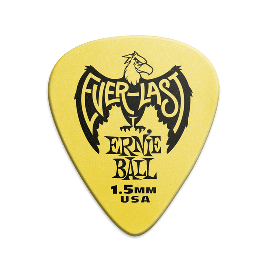 Ernie Ball VERLAST PICKS - 1.5MM YELLOW- 12 PACK