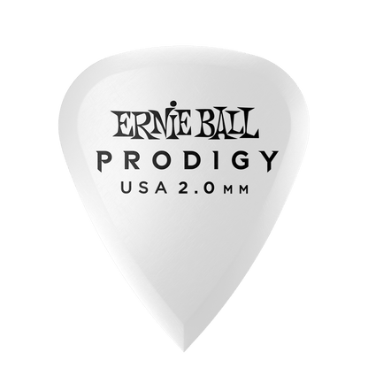 Prodigy Guitar Picks - Standard 2.0mm White - 6 Pack