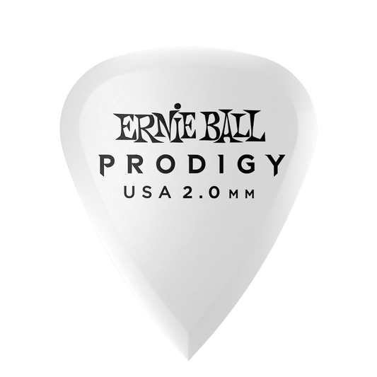 Prodigy Guitar Picks - Standard 2.0mm White - 6 Pack