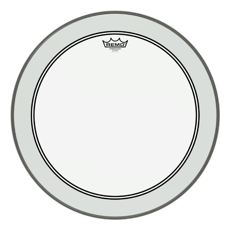 Remo - P3-1322-C2 Powerstroke P3 Clear Bass Drumhead. 22"