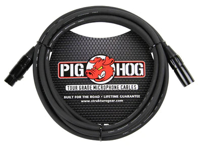 Pig Hog - 8mm Mic Cable, 15ft XLR