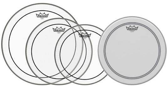 Remo - PP-0312-PS Pro Pack Coated Pinstripe Tom Heads. 12" 13" 14" 16"