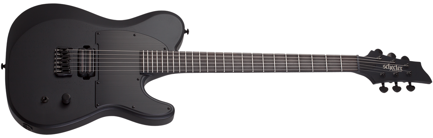 Schecter PT Black Ops Satin Black Open Pore Electric Guitar
