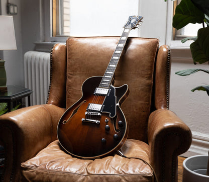 D'Angelico Premier SS - Brown Burst w/Gig Bag