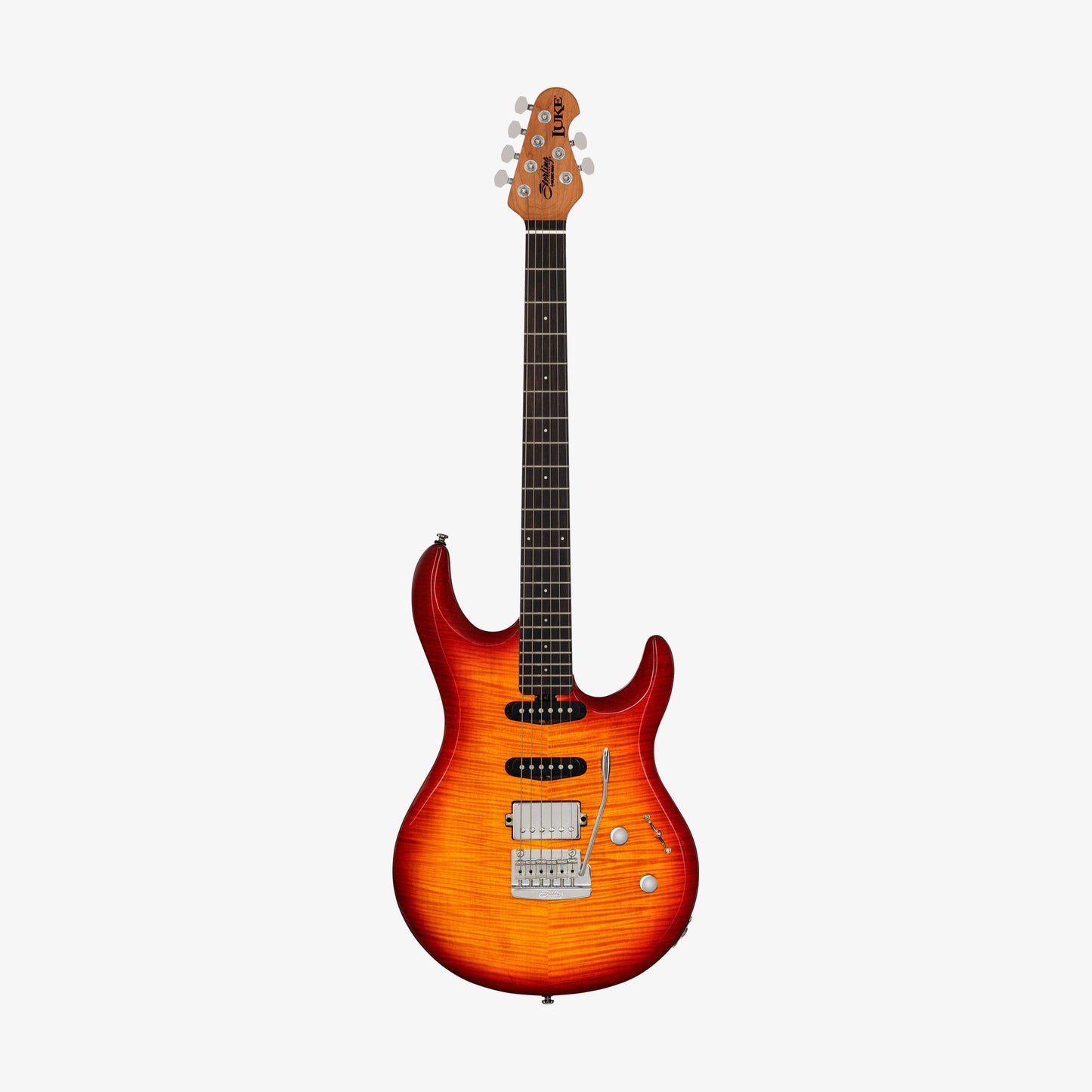 Sterling  Luke HSS ST-LK100HSS-HCB-R2-C Steve Lukather Signature Heritage Cherry Burst