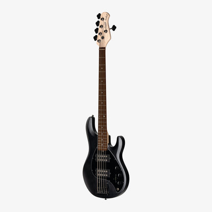 Sterling StingRay5 HH Electric 5 String Bass in Stealth Black