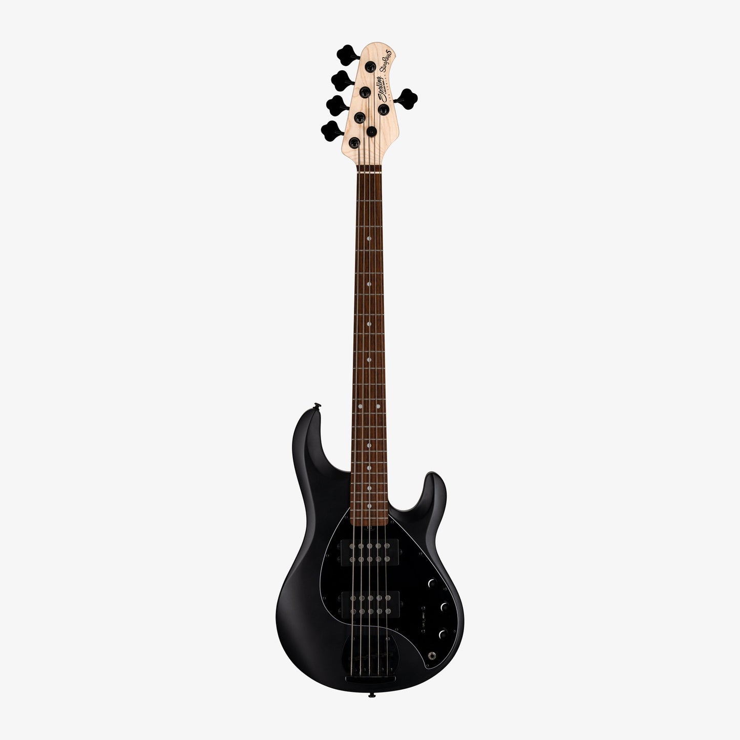 Sterling StingRay5 HH Electric 5 String Bass in Stealth Black