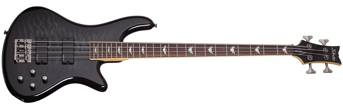 Schecter 2503 Stiletto Extreme-4 See-Thru Black (STBLK)