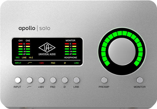 Universal Audio - APLS-HE Apollo Solo Recording Interface. Heritage Edition (Thunderbolt 3)