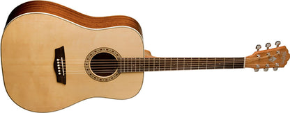 Washburn D7S Harvest Dreadnought Acoustic Guitar. Natural Gloss
