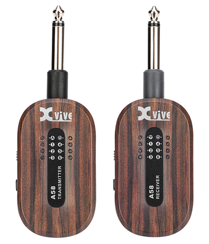 Xvive A58 Comlete Guitar Wireless System - Rosewood