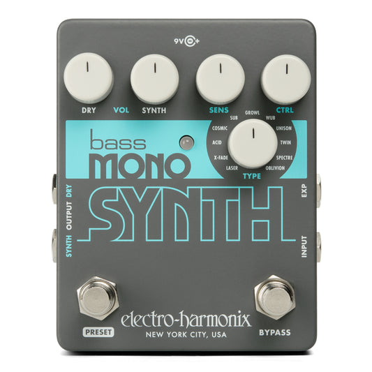 EHX Bass Mono Synth Bass Synthesizer