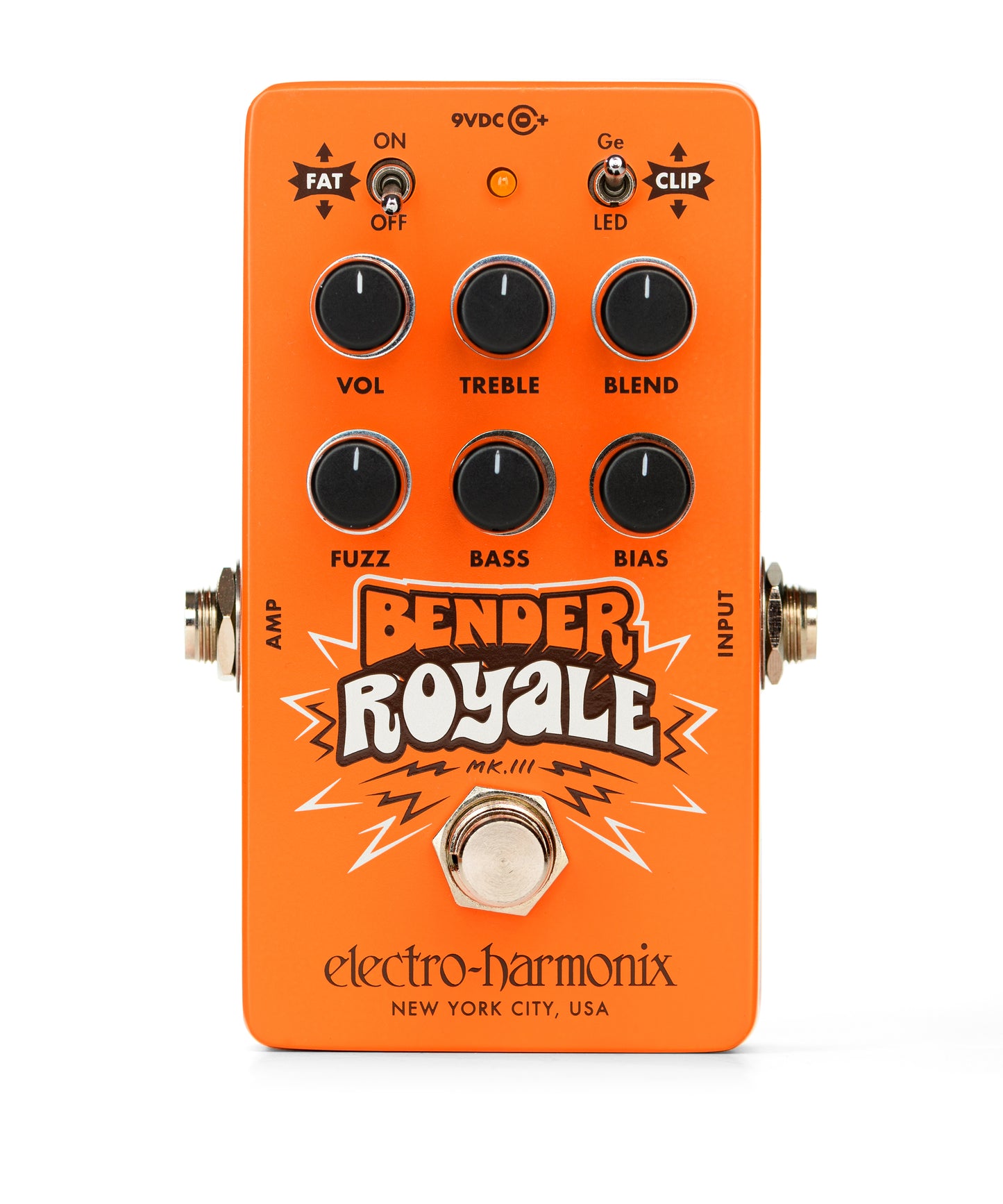 EHX Bender Royale Fuzz, Orange Chassis