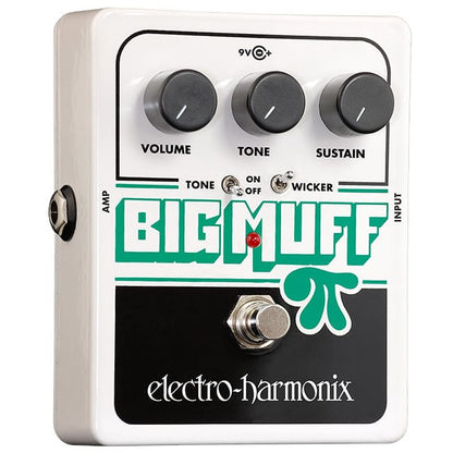  ELECTRO-HARMONIX EHX BIGG MUFF WITH TONE WICKER FRONT ANGLED VIEW